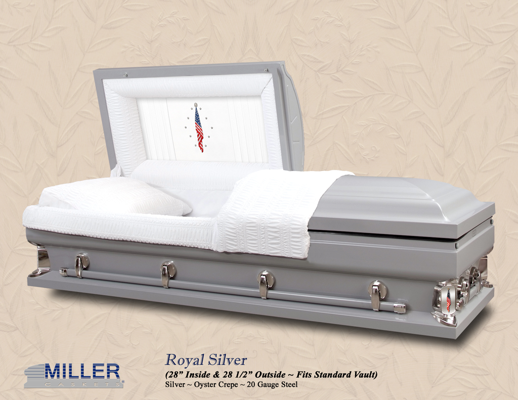 Royal Silver Flag At Rest